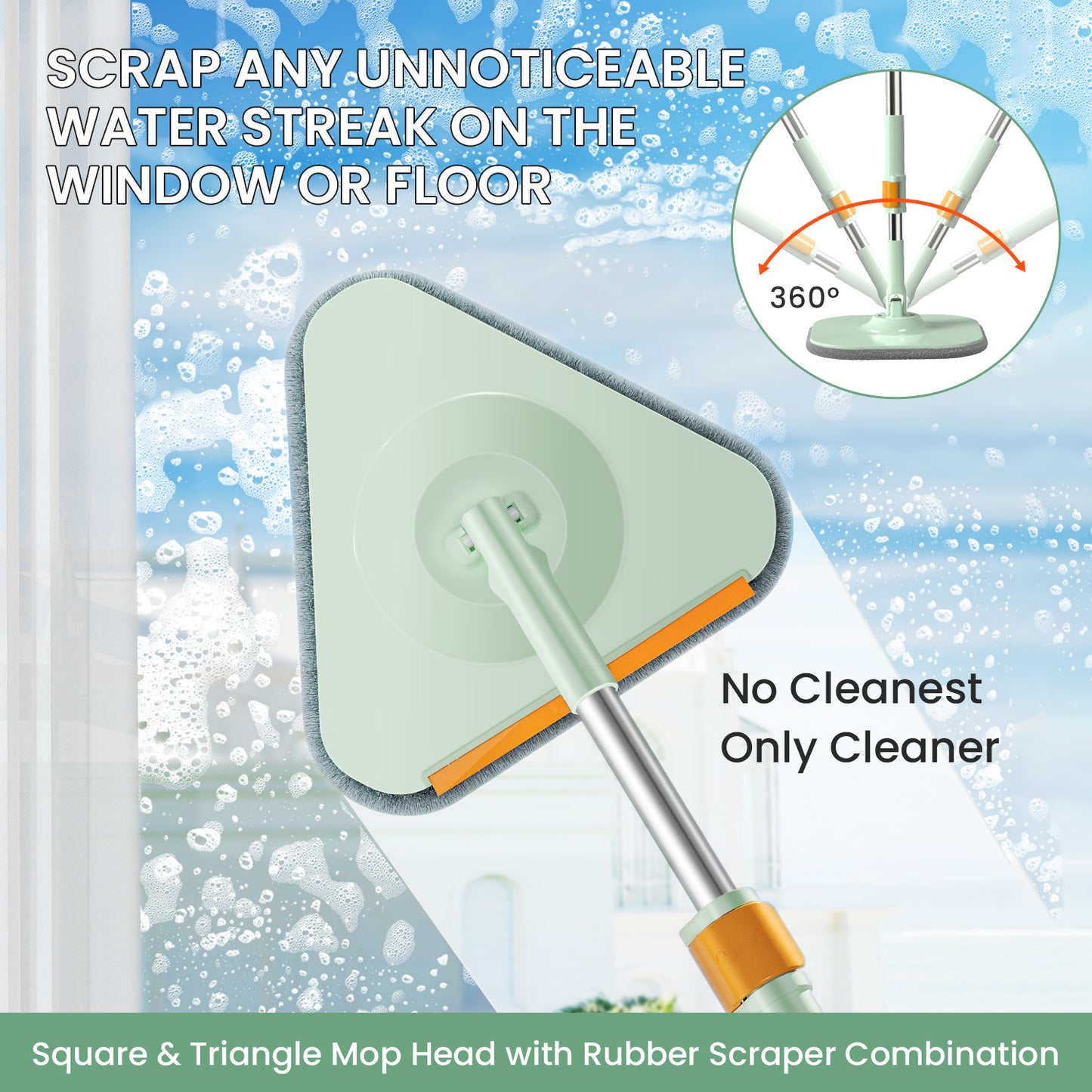 CW006 CoolMop Happy Flat Spin Mop and Bucket System Set