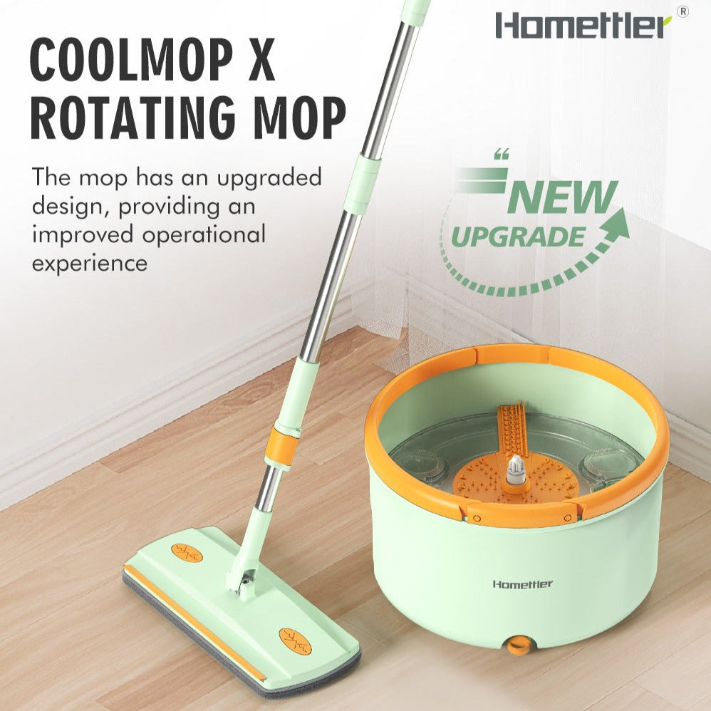 CW007 CoolMop Flat Spin Mop and Bucket System Set